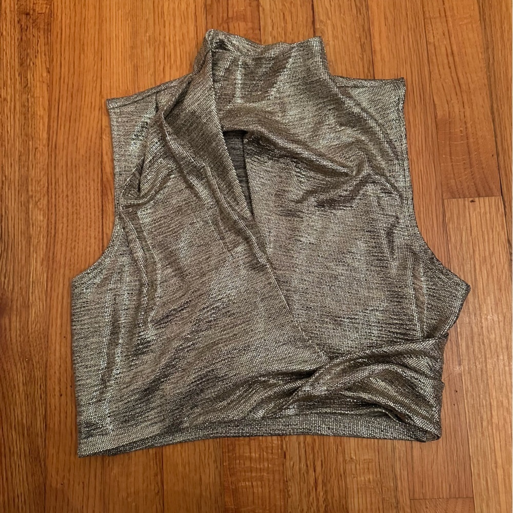 Significant Other  Crop Top Size 6 US Metallic Bronze (#4)